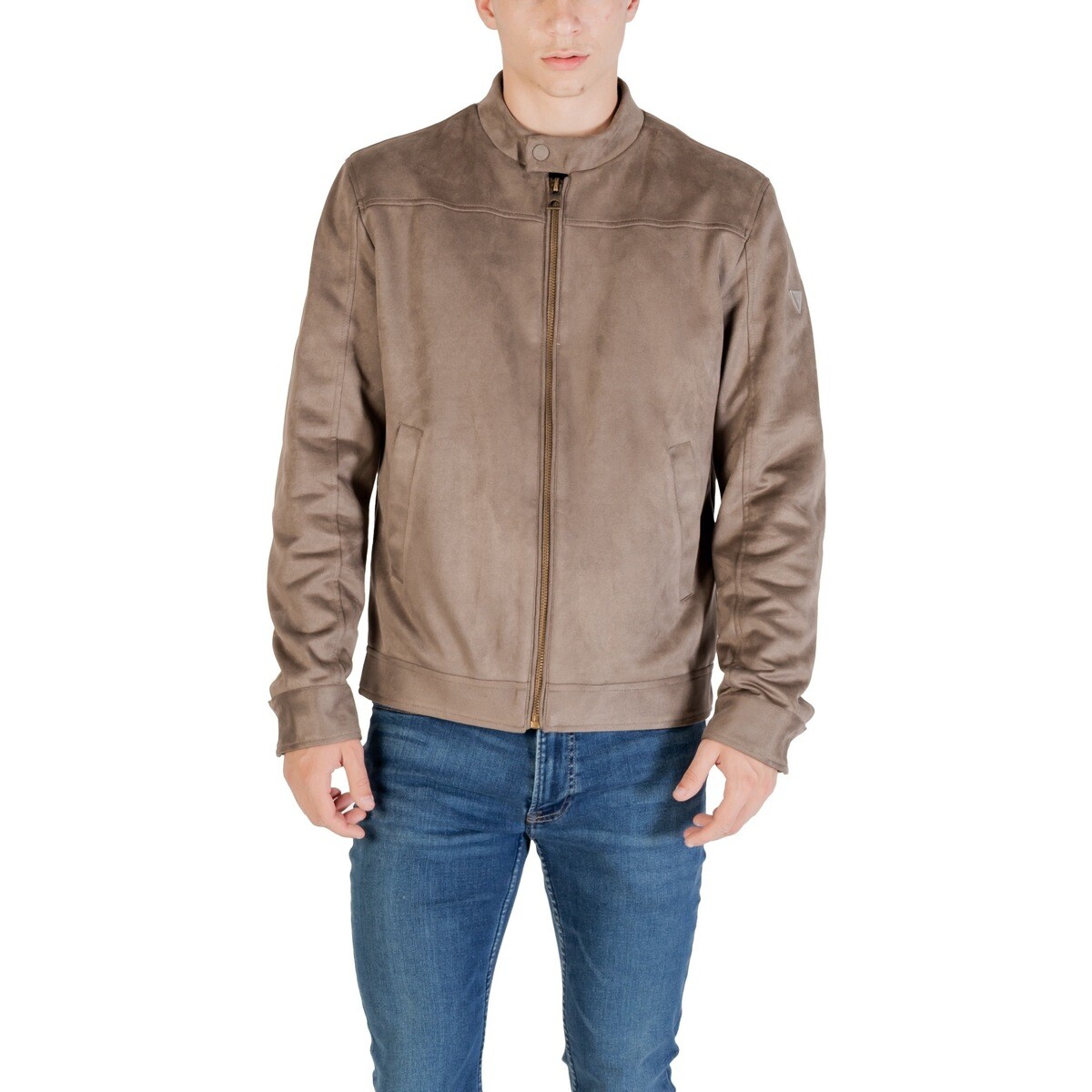 Guess  SUEDE BIKER JACKET M5YL02 W0252  Hnědá