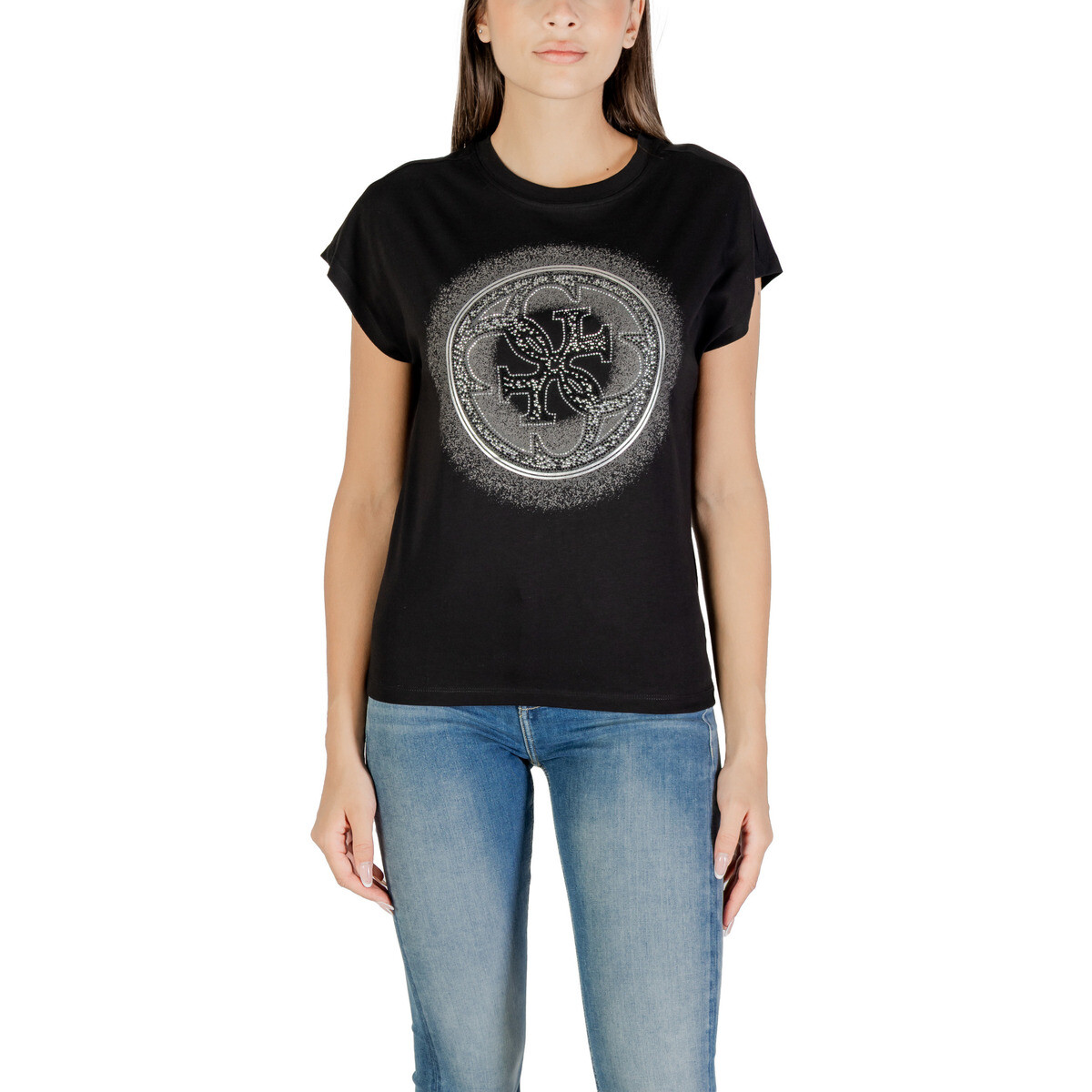 Guess  CN SS 4G SHADED HOTFIX W5YI14 I3Z14  Černá