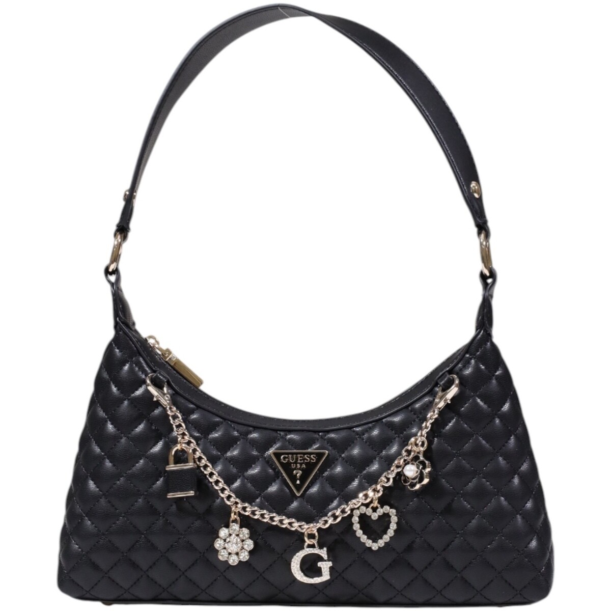 Guess  EVERLEE TOP ZIP SHOULDER BAG HWEG86 79180  Černá
