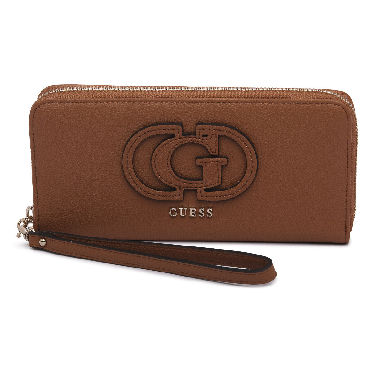 Guess  COG CALEBRA ZIP LARGE  Hnědá