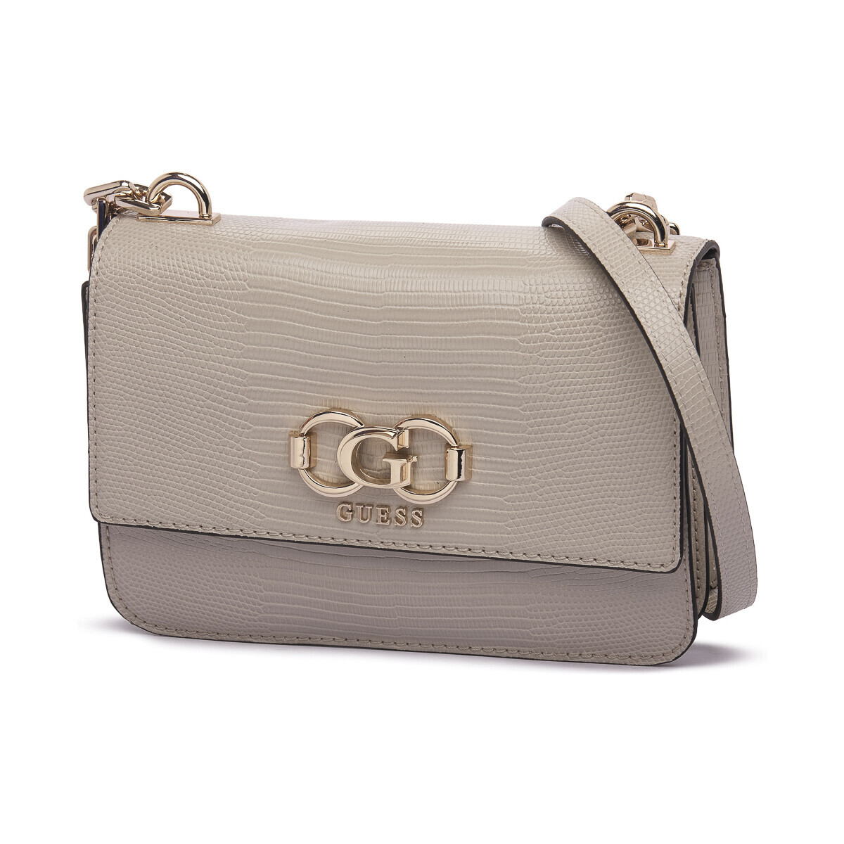 Guess  TAU SALINGE FLAP CEOSSBODY  Béžová