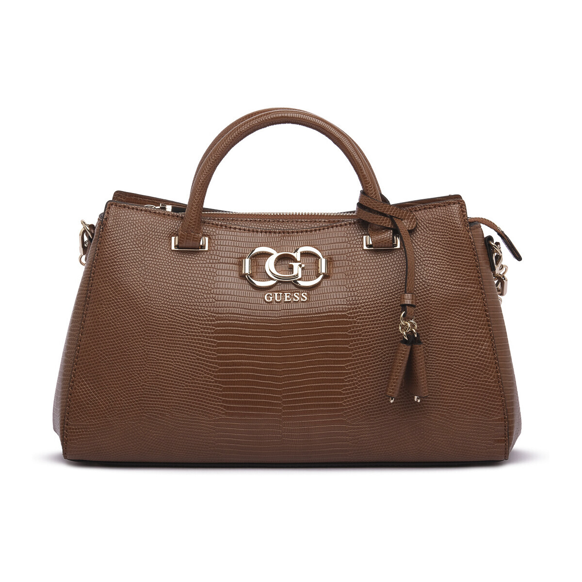 Guess  COG SALINGE LUXURY SATCHEL  Hnědá