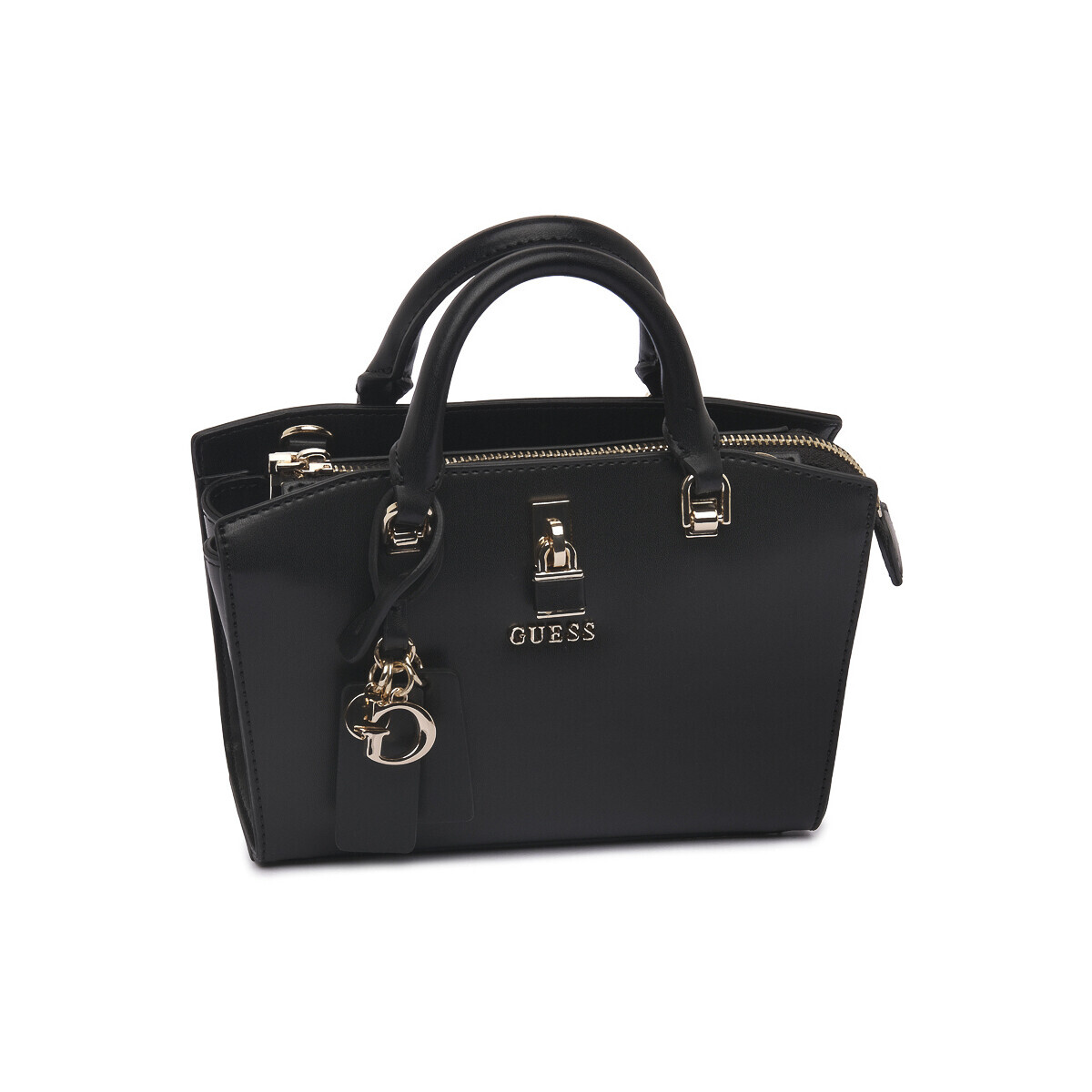 Guess  BLA QUEENSLAND MINI SATCHEL  Černá