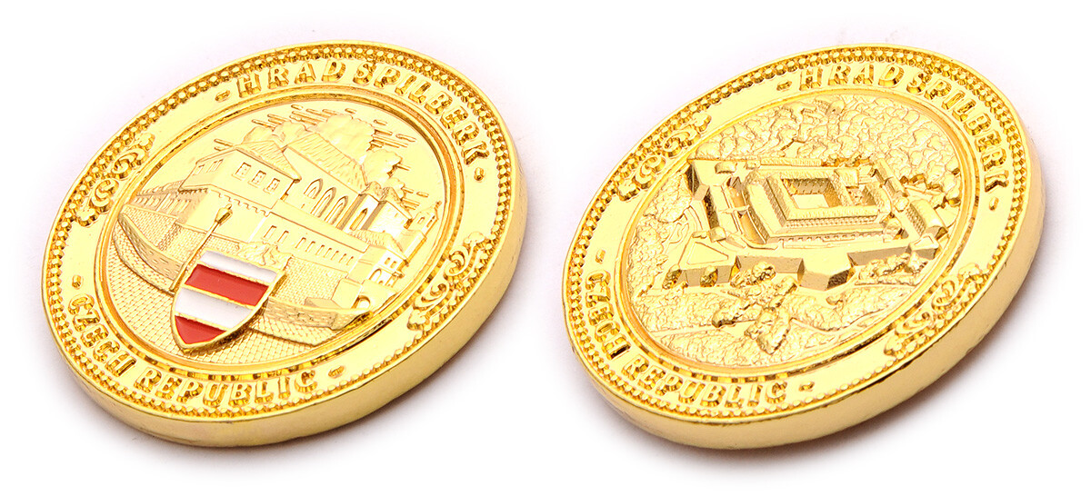 Pamětní mince Brno Špilberk - zlatá