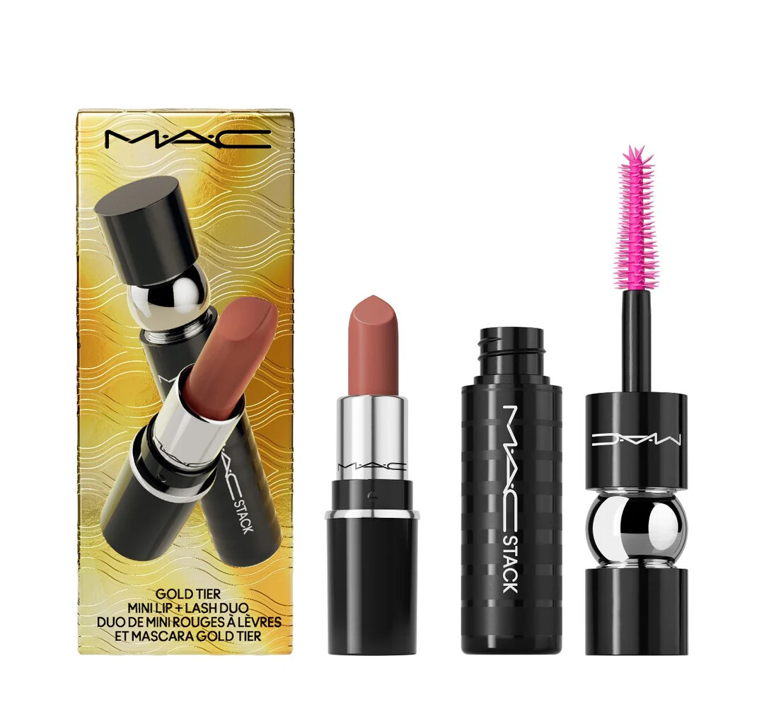 MAC Cosmetics Sada na rty a oči Gold Tier