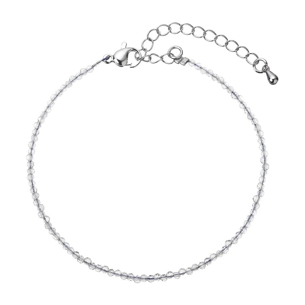 Evolution Group - Pavona Korálkový náramek z křemene 43055.3 Grey quartz