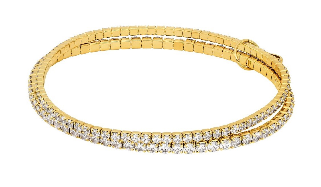 Michael Kors Dvojitý tenisový náramek se zirkony Brilliance Kors MKJ8359CZ710