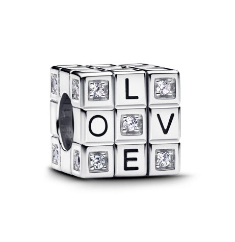 Pandora Stříbrný korálek Pohyblivá hrací kostka Moments 793672C01