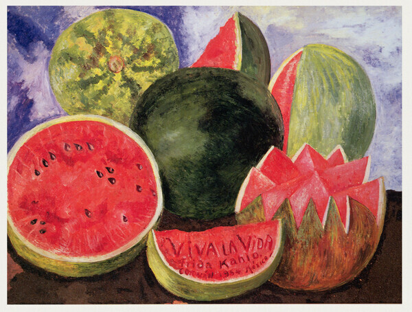 Frida Kahlo Obrazová reprodukce Viva la Vida, 1954, Frida Kahlo, 40 × 30 cm