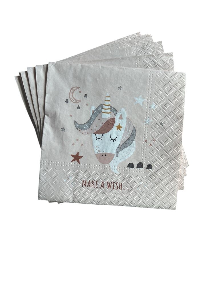 APRÈS Papírové ubrousky jednorožec