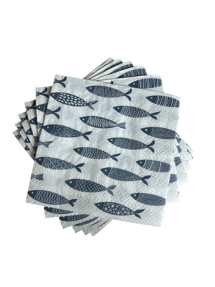 APRÈS Papírové ubrousky ryba