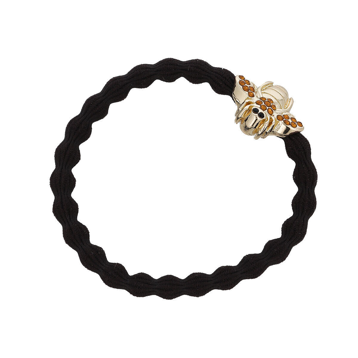 By Eloise London Bling Charms Bling Bee Chocolate Brown náramek / gumička do vlasů pro ženy