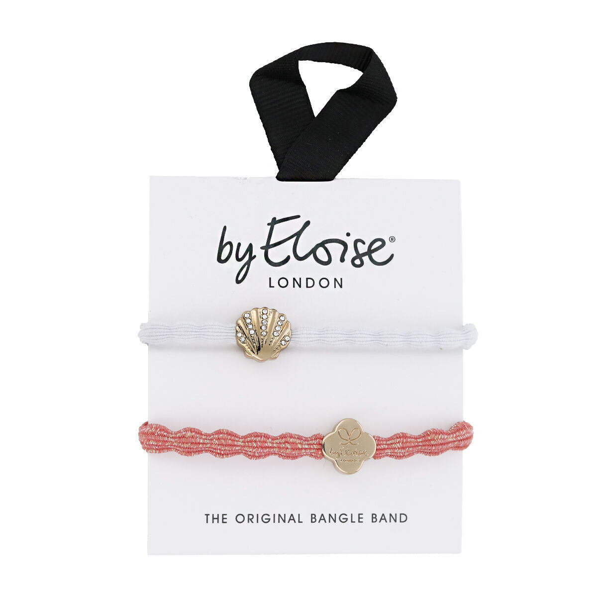 By Eloise London Bangle Set Coral Beach gumička do vlasů pro ženy
