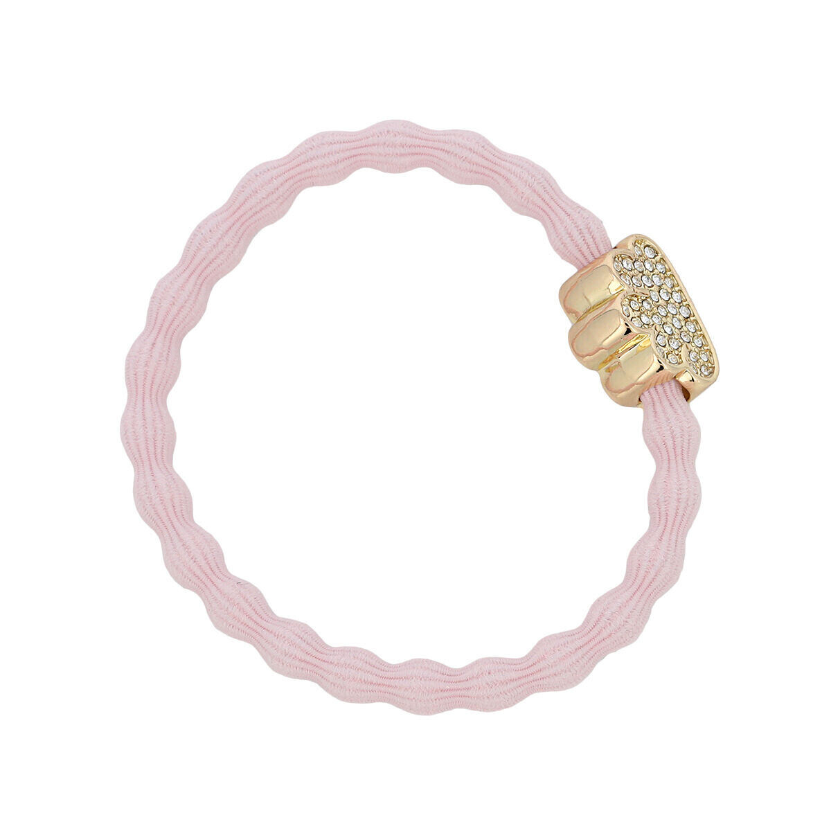 By Eloise London Bling Charms Cloud Soft Pink náramek / gumička do vlasů pro ženy
