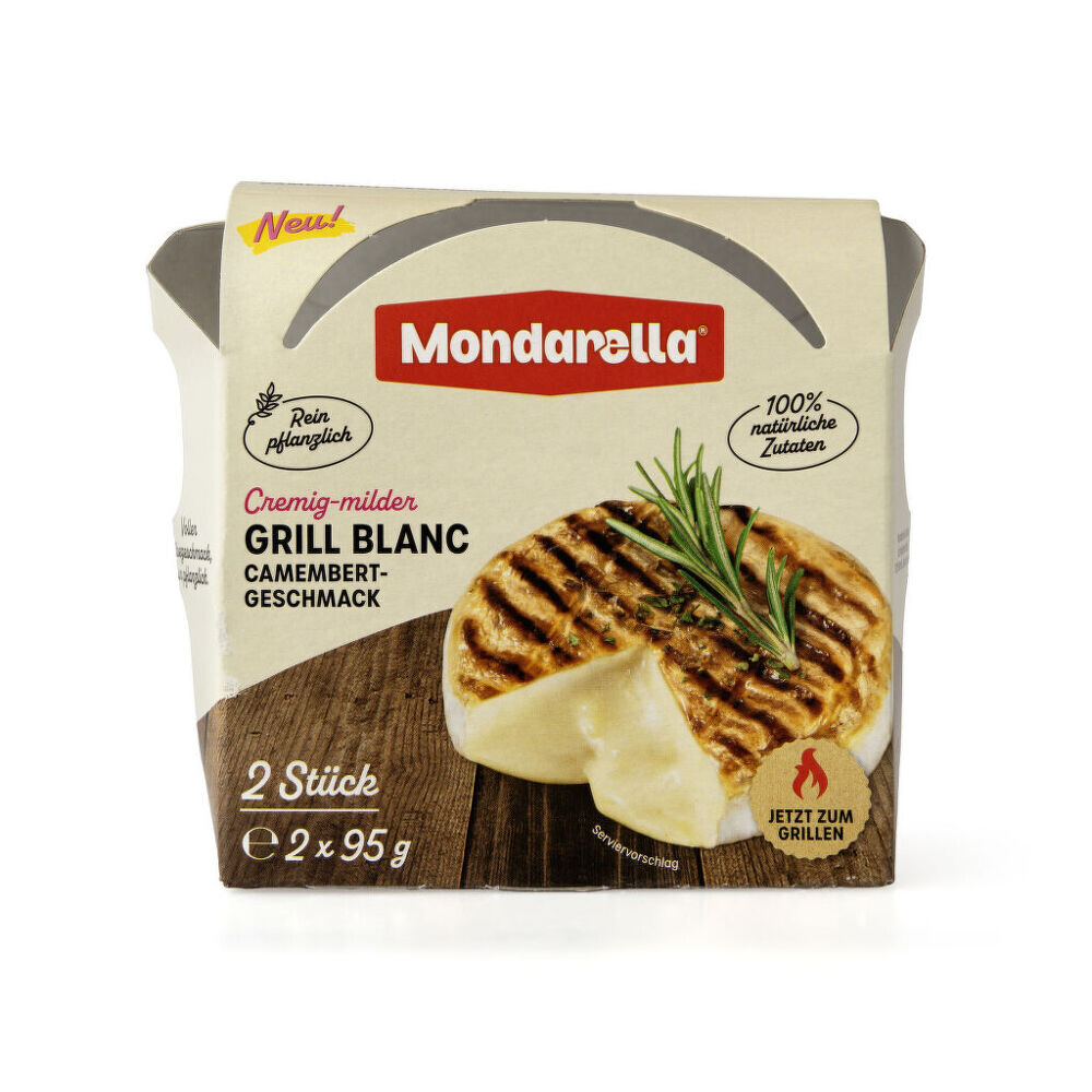 Grill Blanc s příchutí camembert 190 g   MONDARELLA