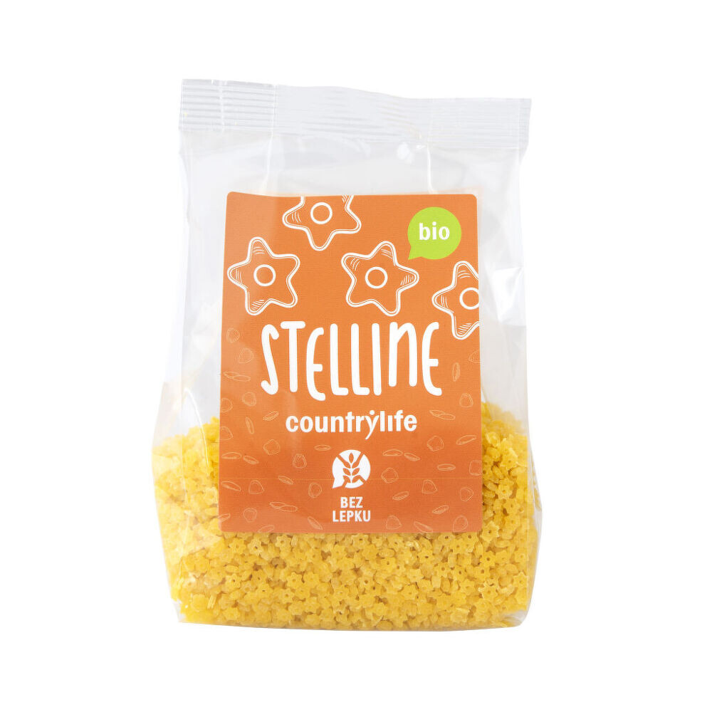 Těstoviny stelline kukuřično-rýžové 250 g BIO   COUNTRY LIFE