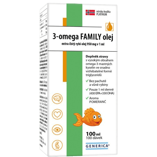 3-omega FAMILY olej 100ml Generica