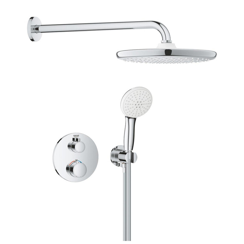 Systém sprchový termostatický Grohe Grohtherm Tempesta 250 chrom 1039960000