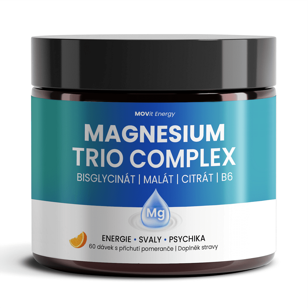 MOVIT Magnesium Trio Complex Drink pomeranč 60 dávek