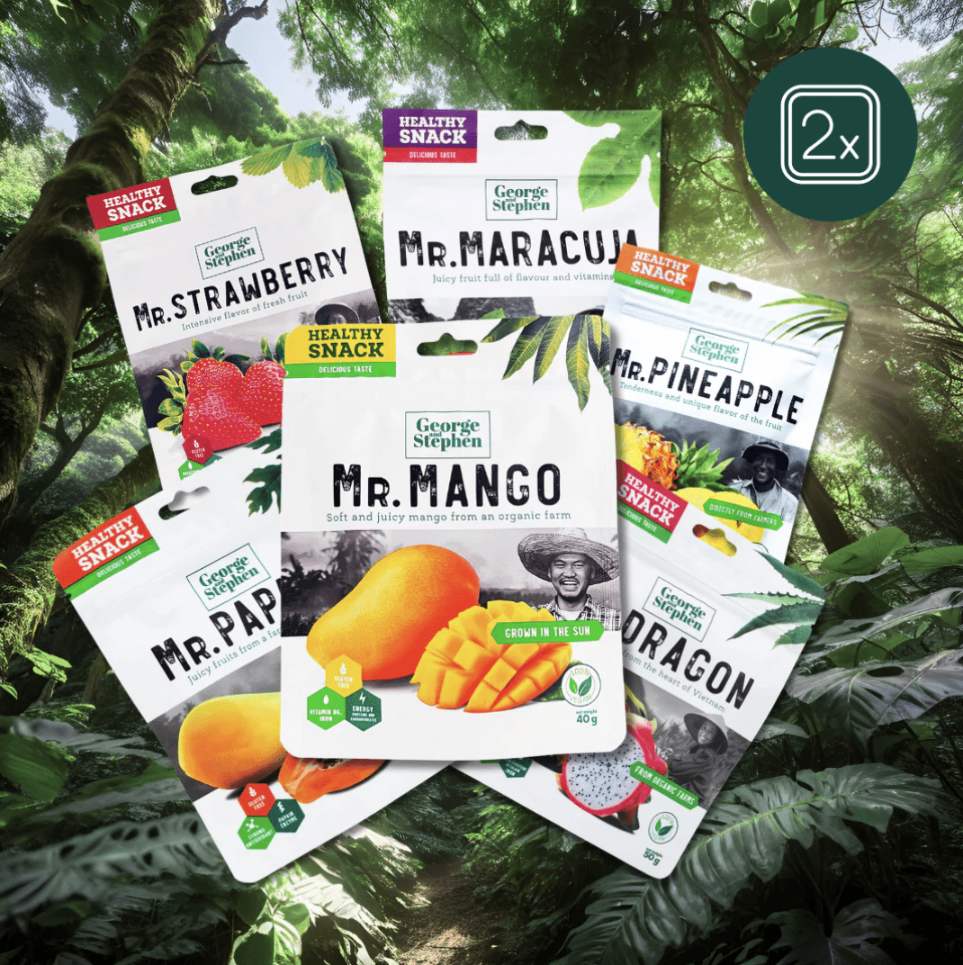 Prémiové exotické sušené ovoce v dárkovém balení 12 ks