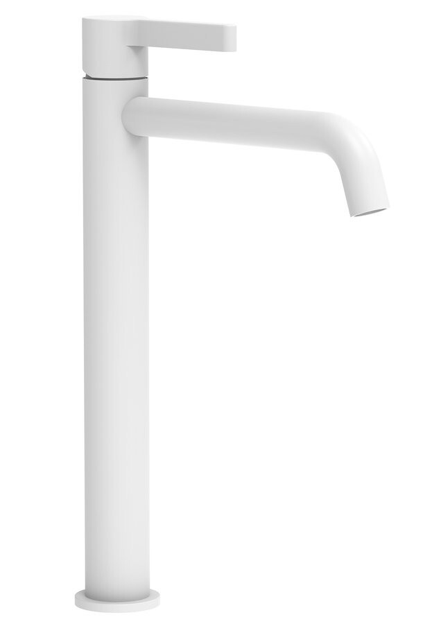 SAPHO ICONIC stojánková umyvadlová baterie vysoká, bílá mat AF006W