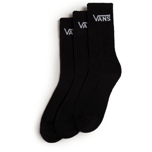 Vans CLASSIC CREW Unisex ponožky, černá, velikost