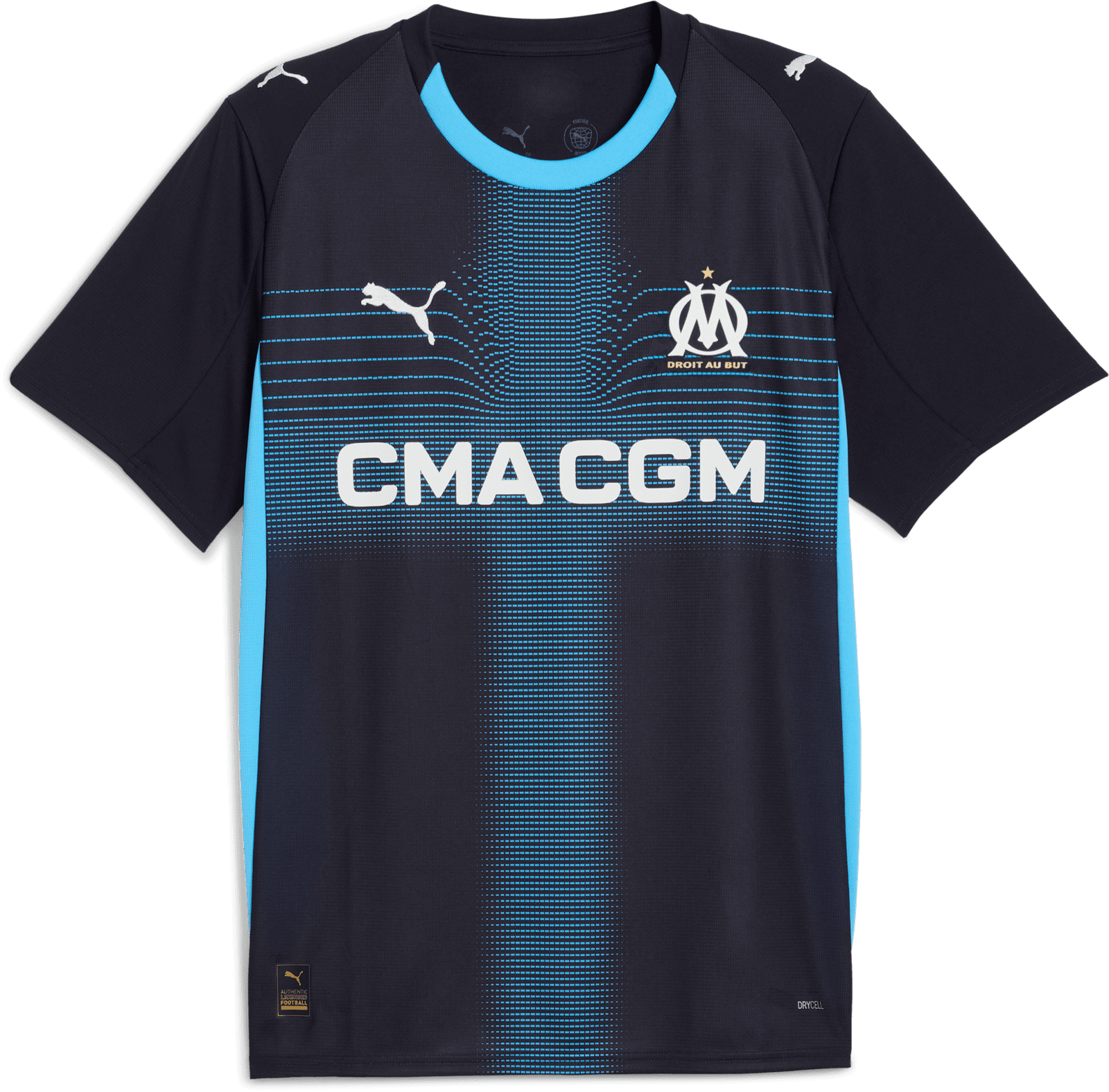 Dres Puma OM Away Jersey Replica 2025/26
