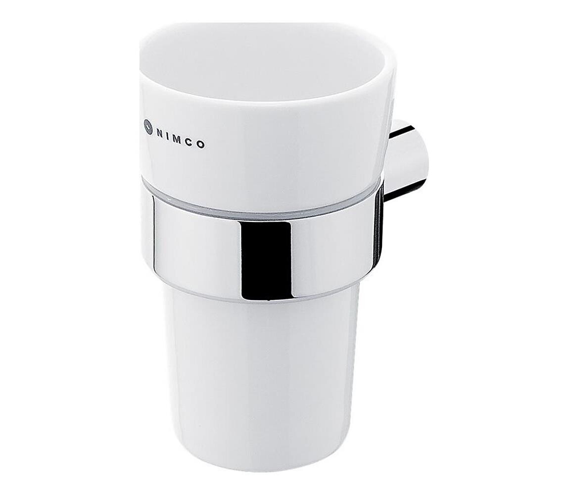 NIMCO NIMCO BR 11058KU-26 - Nástěnný stojánek na kartáčky BORMO bílá/lesklý chrom