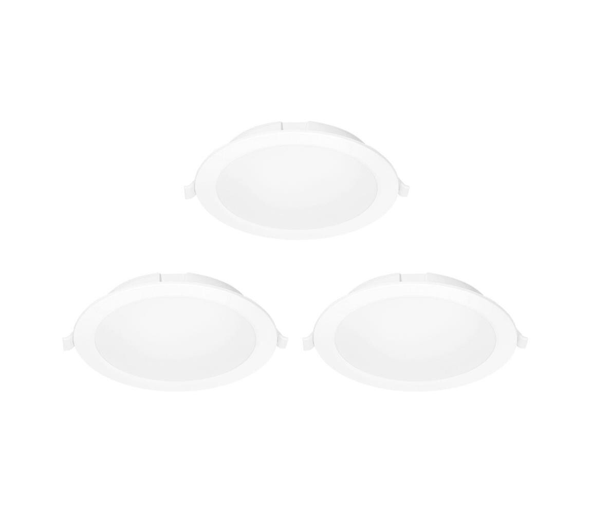 B.V.  -SADA 3x LED RGB Stm. podhl. svítidlo MESH 15W/230V 2700K-6500K pr.17cm