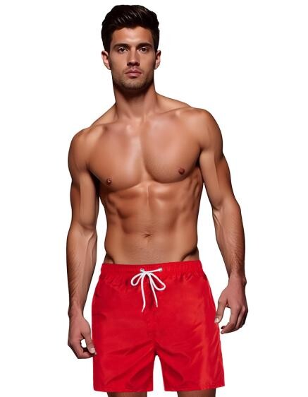 Pánské plavecké šortky červené