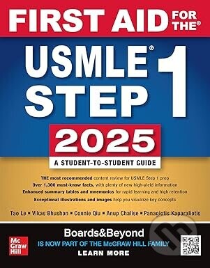 First Aid for the USMLE Step 1 2025 - Anup Chalise, Vikas Bhushan, Tao Le, Panagiotis Kaparaliotis, Connie Qiu