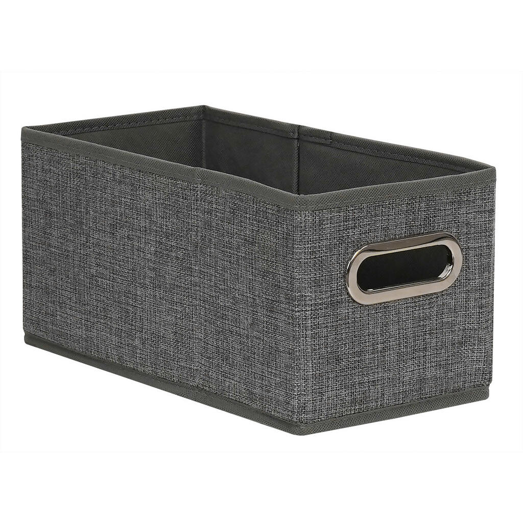 Homeware KOŠ DO REGÁLU, šedá