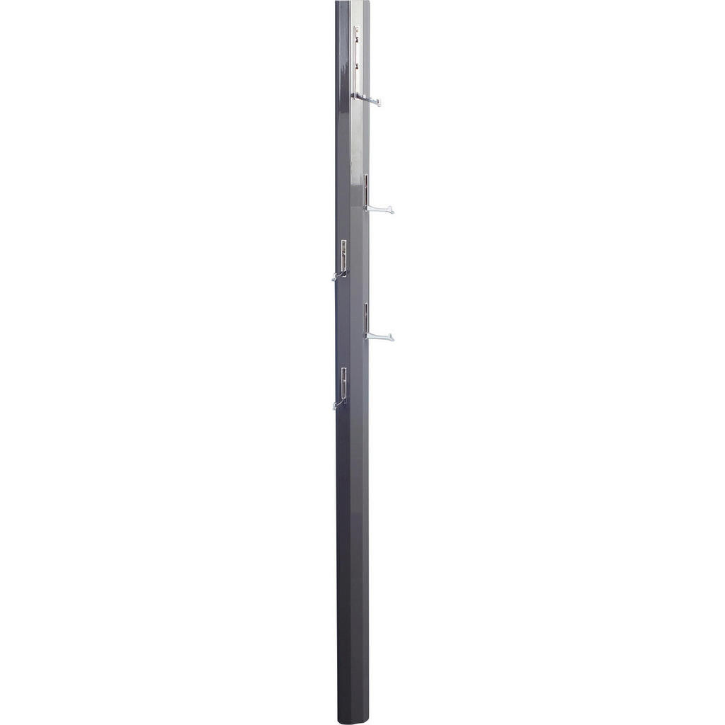 XXXL ŠATNÍ PANEL, antracitová, barvy chromu, 8/185/4 cm