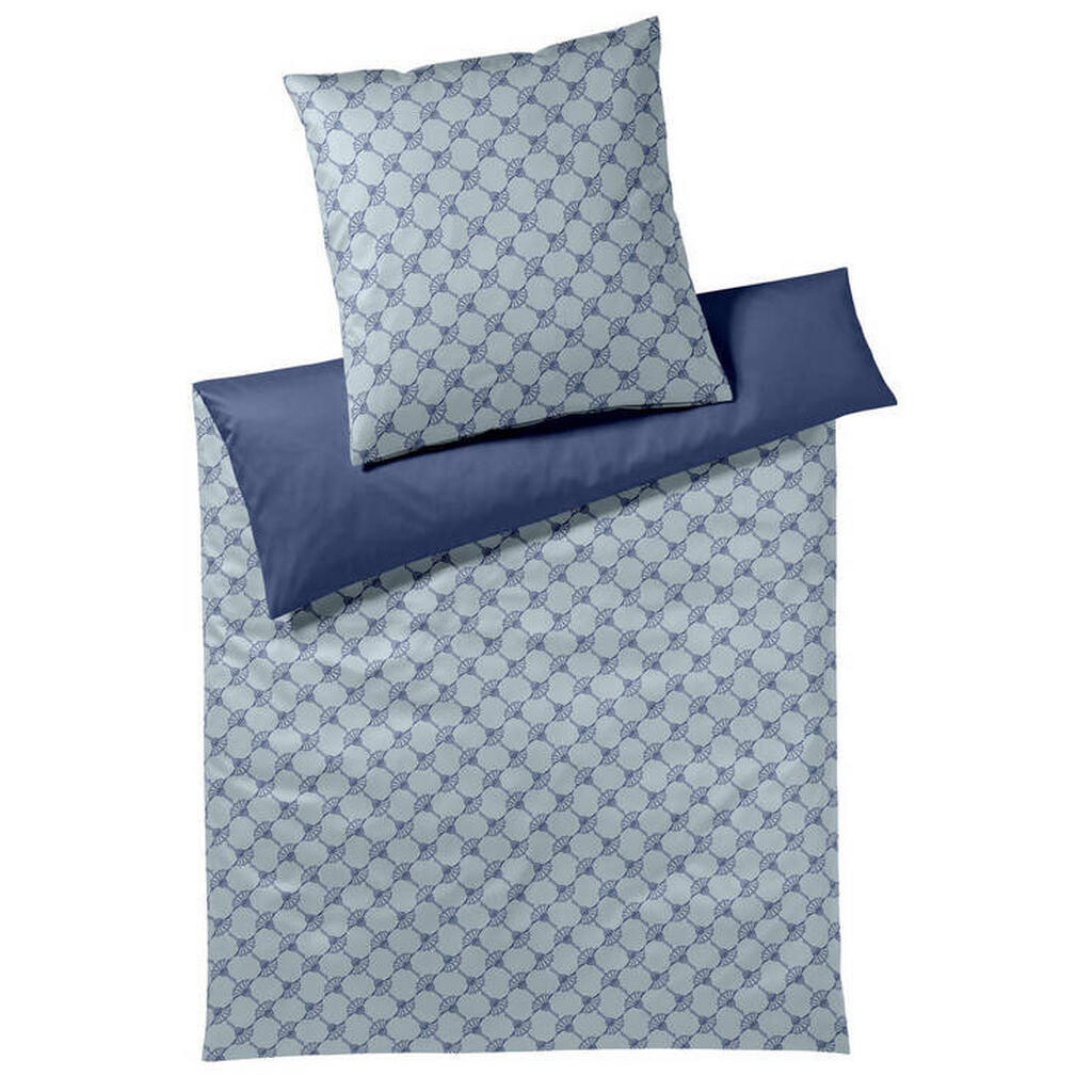 Joop! OBOUSTRANNÉ POVLEČENÍ, makosatén, tmavě modrá, světle modrá, 155/220 cm