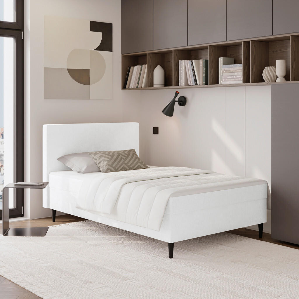 P & B AMERICKÁ POSTEL, 120/200 cm, krémová