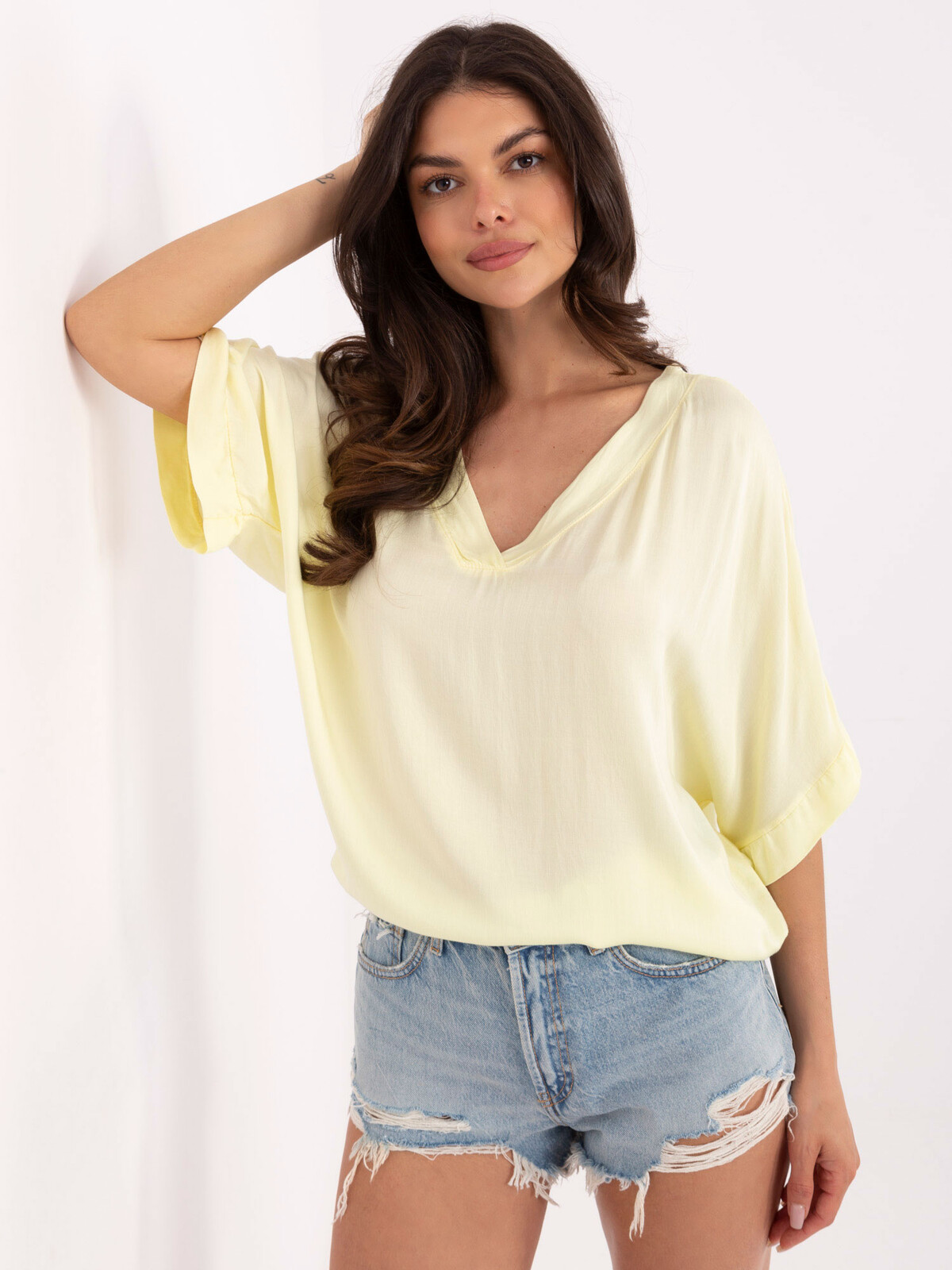 Blouse-TW-BZ-BI-3228.75-light yellow