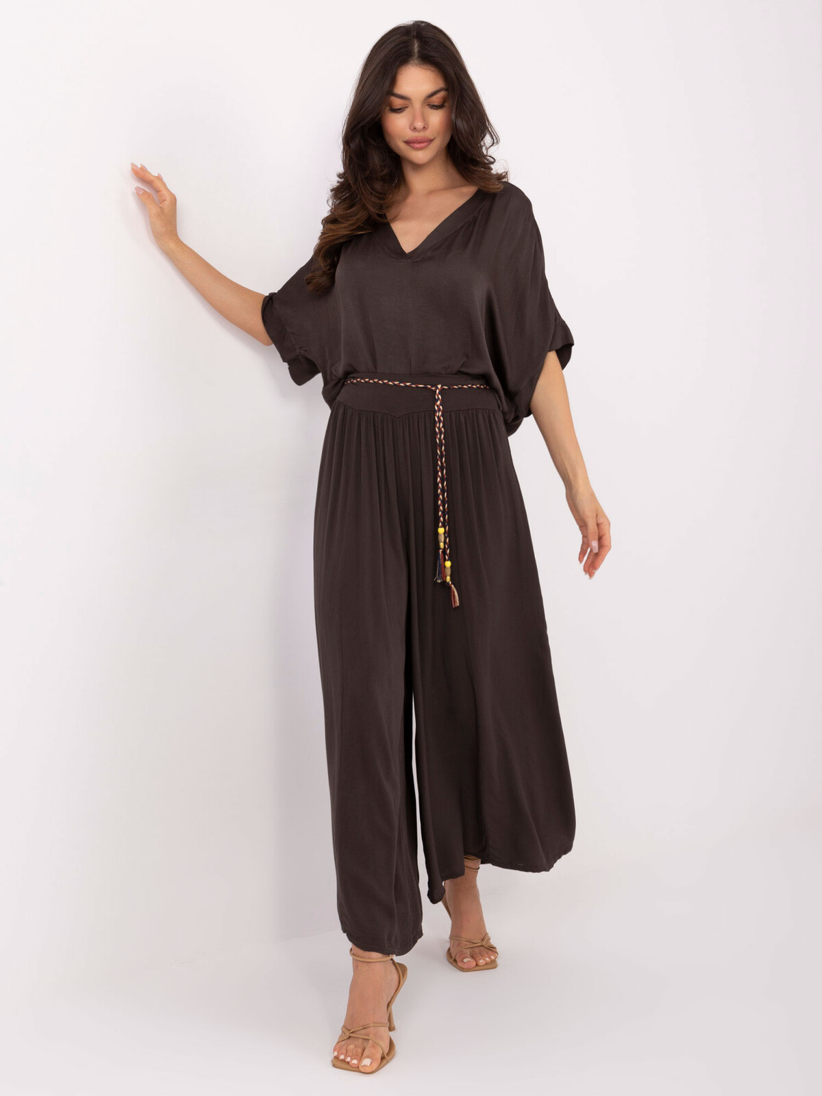 Trousers-TW-SP-BI-81733.14-dark brown