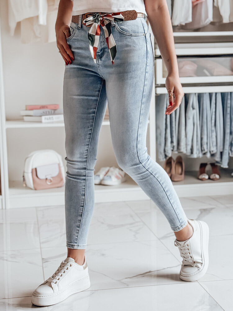 Spodnie damskie jeansowe MISSBELT niebieskie Dstreet