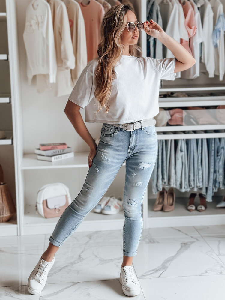 Spodnie damskie FASHIONIX jeansowe Dstreet