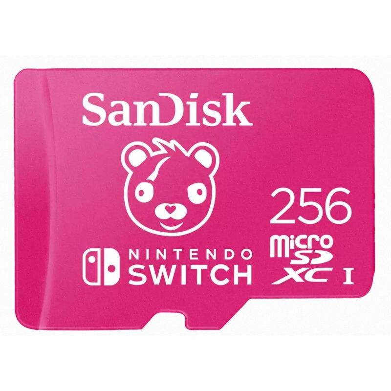 SanDisk Nintendo Switch 256GB microSD Card Fortnite Edition