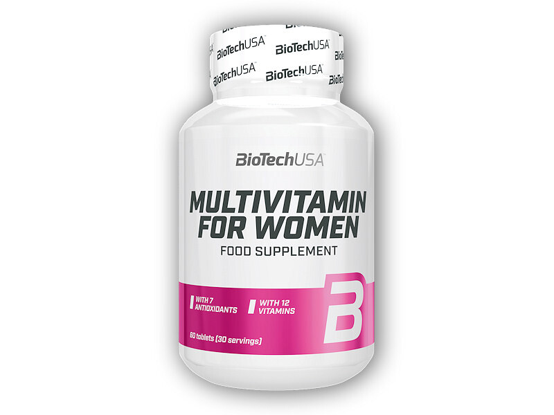 BioTech USA Multivitamin For Women 60 kapslí