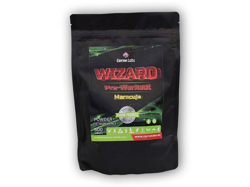 Carne Labs Wizard Pre-workout 600g Varianta: marakuja