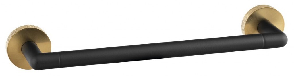 SAPHO LARISSA držák ručníků 300, černá/zlato mat WS009BG