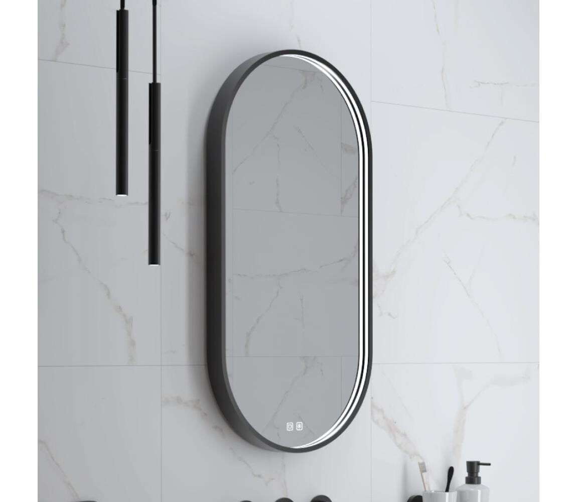 NIMCO NIMCO ZPC 32002LVX-90-LED Koupelnové podsvícené zrcadlo 3000-6500K 80x40 cm IP44