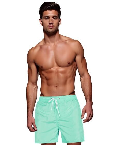 Pánské plavecké šortky mátové
