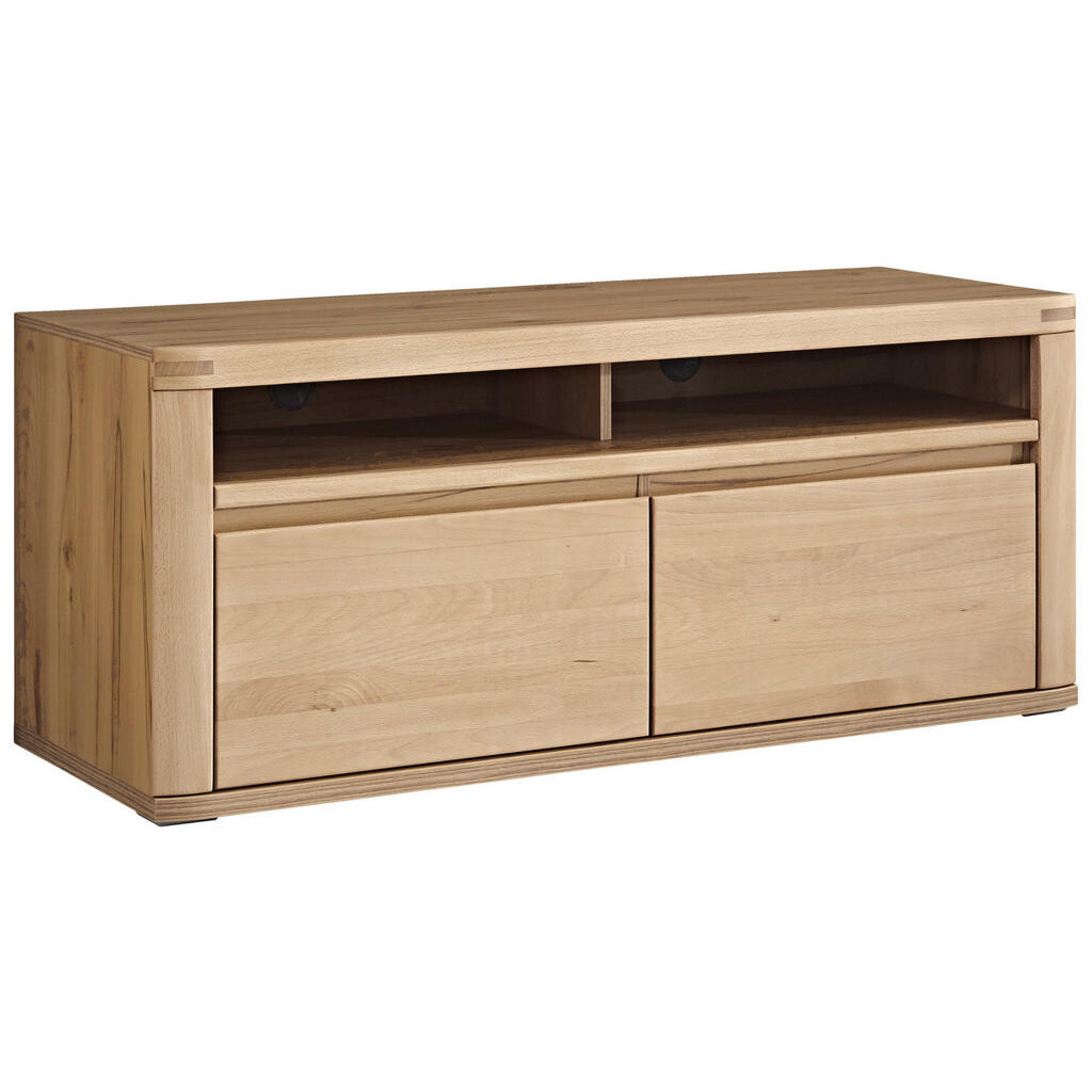 Voleo NÍZKÁ KOMODA, dub, barva starého dubu, 134/57/50 cm
