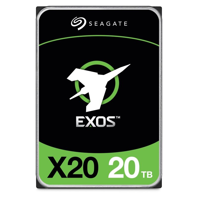 Seagate EXOS X20 Enterprise HDD 20TB 512e/4kn SATA Recertified 1y Warranty