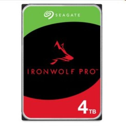Seagate Ironwolf Pro NAS HDD 4TB SATA Recertified 1y Warranty