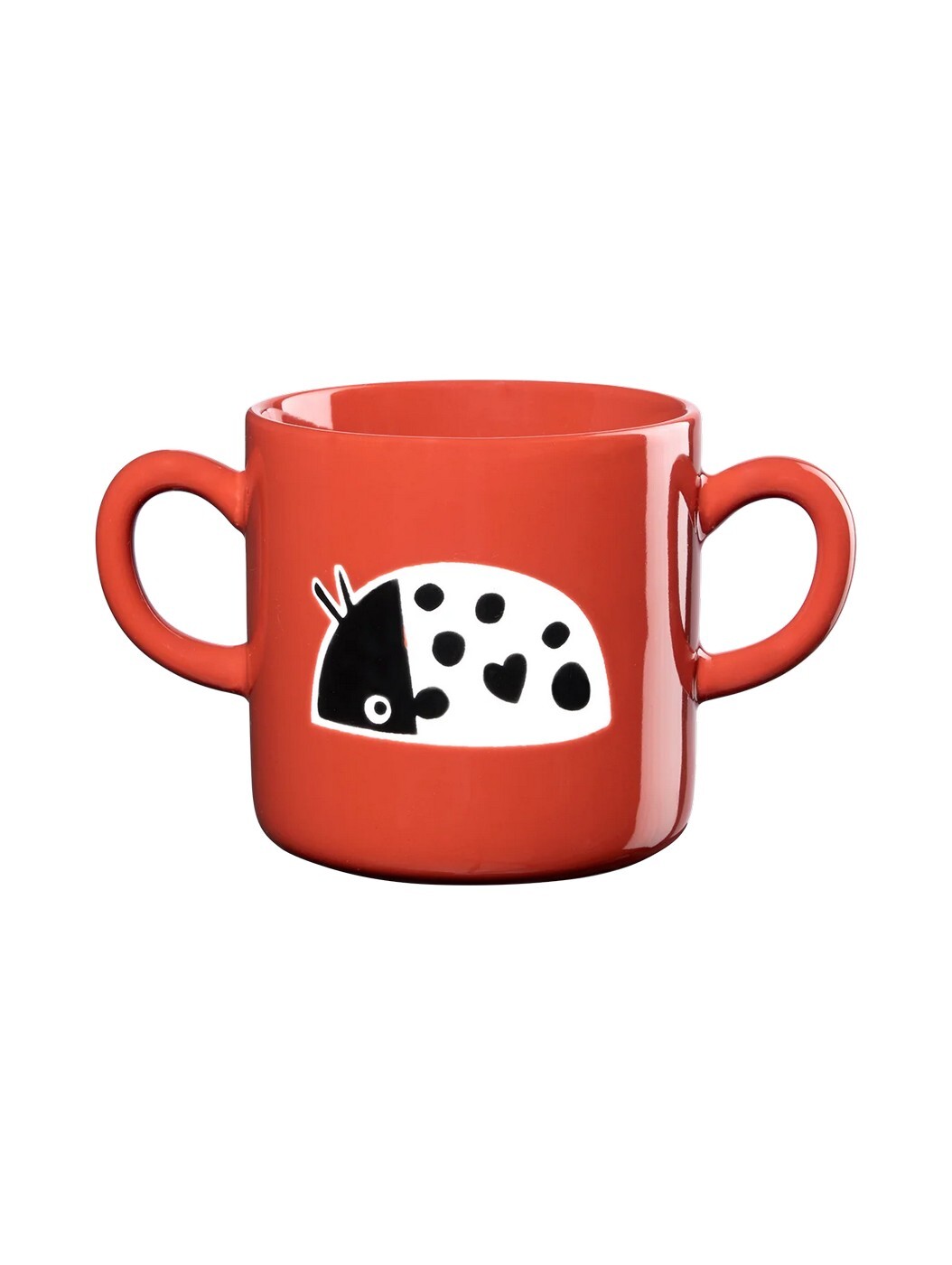 Porcelánový hrnek s uchem 250 ml KIDS ASA Selection - červený