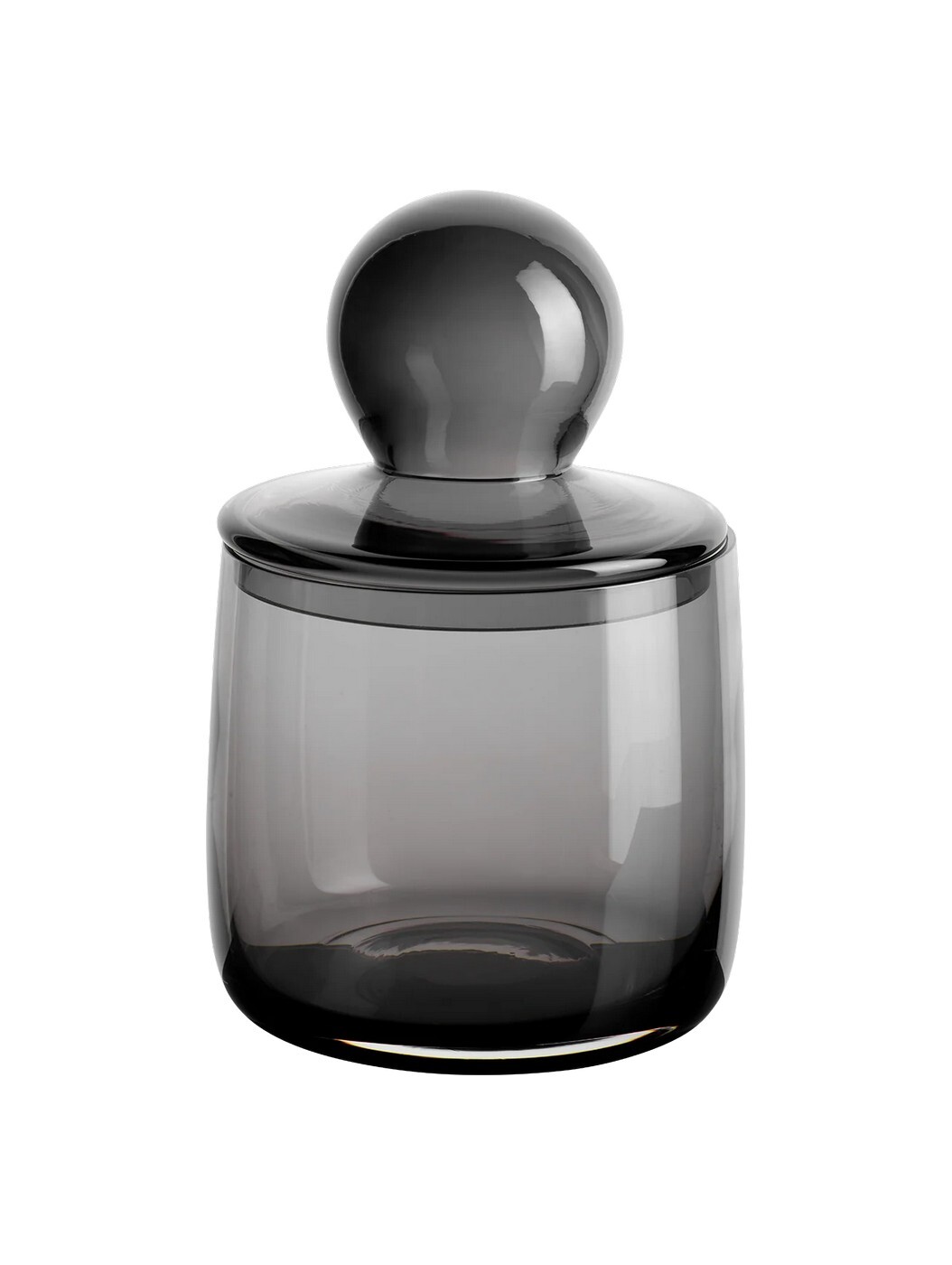 Skleněná dóza s víčkem výška 21,2 cm SARABI ASA Selection - šedá